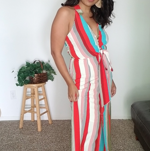 FANCY SEEING YOU HERE STRIPE MAXI DRESS - Picture 7 of 13